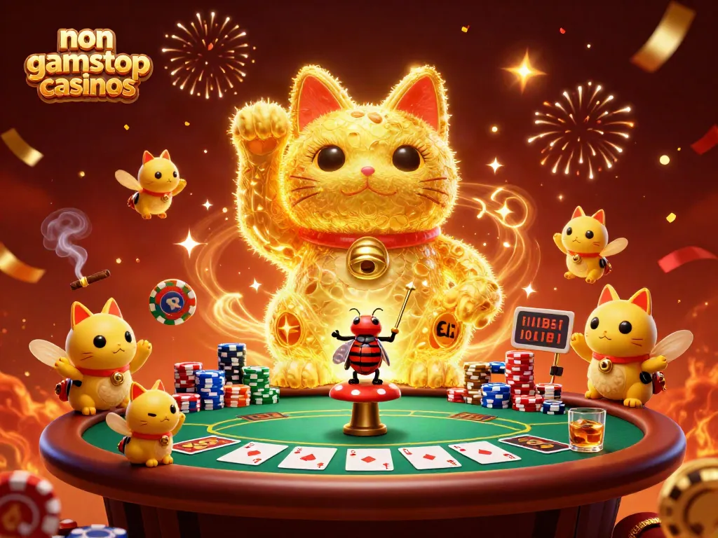 Experience thrilling gameplay with non gamstop casinos surrounded by dynamic casino elements.